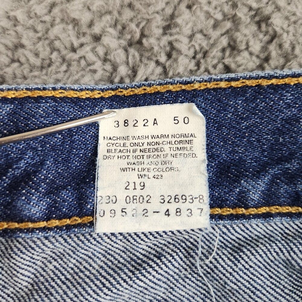 VTG Y2K High Waisted Mom Jeans Women's 16 Levi's 550 Curvy Straight Tapered Leg - Picture 4 of 12